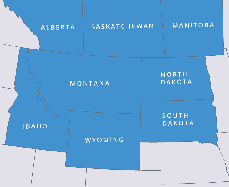 Serving Montana, Wyoming, Idaho, the Dakotas and parts of Southwest Canada