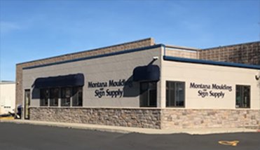 Montana Moulding and Sign Supply building in Billings, Montana