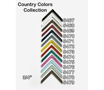 3/4" Country Colors Collection