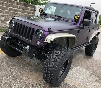 K75565 Matte Purple/Black Iridescent